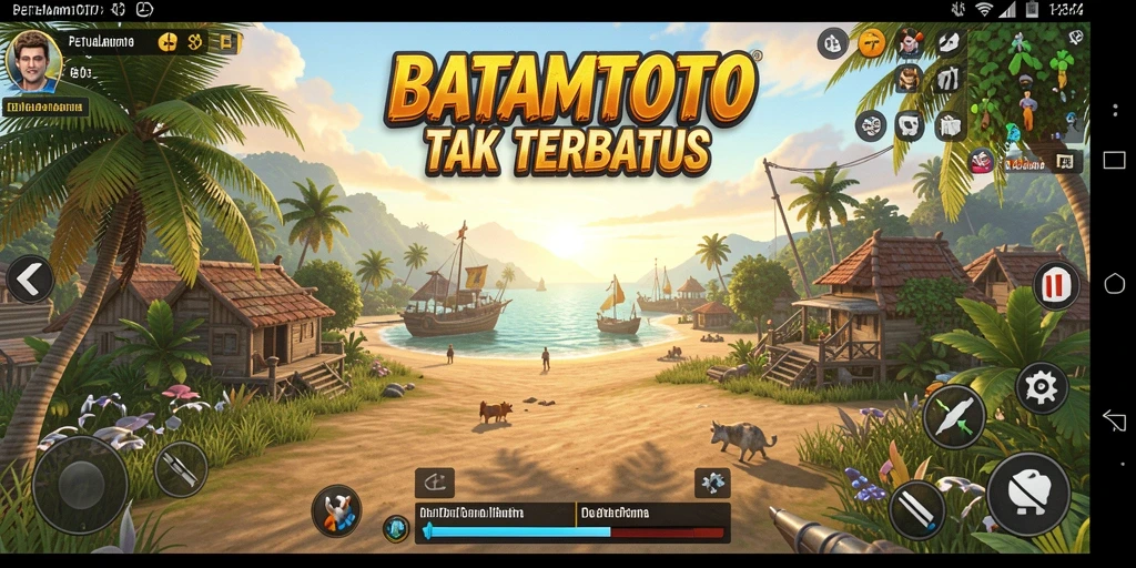 Tangkapan layar gameplay BATAMTOTO yang menunjukkan eksplorasi dunia terbuka.