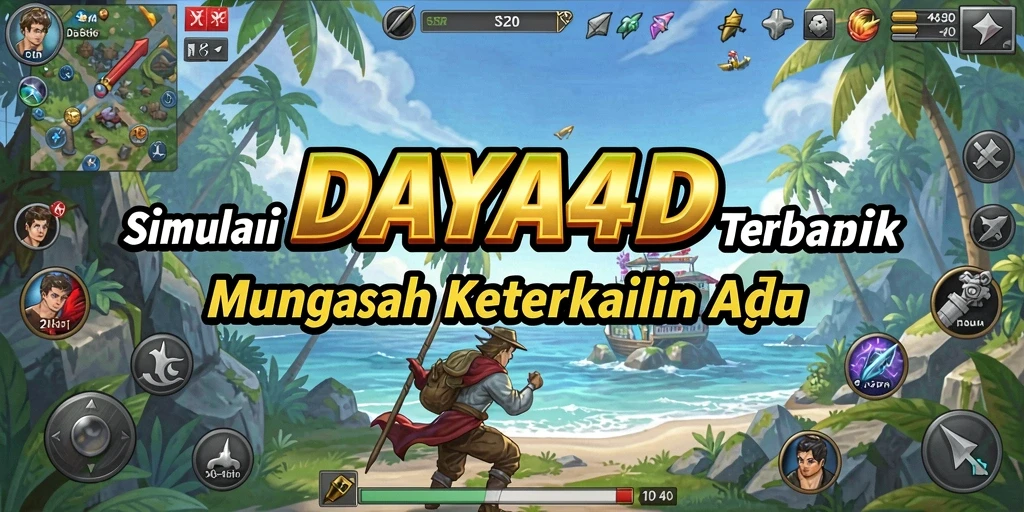 Tangkapan layar utama dari DAYA4D menunjukkan aksi gameplay Simulation yang menarik.