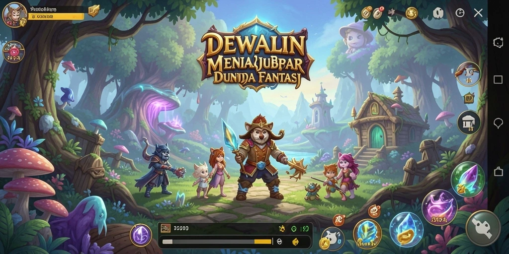 Tangkapan layar DEWALIN menunjukkan momen aksi seru dalam petualangan.