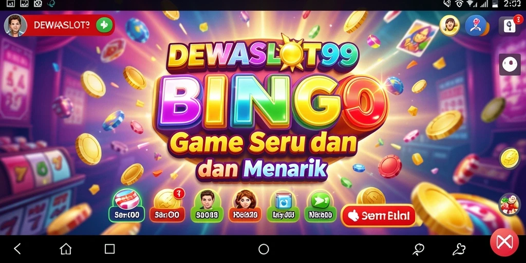 Tampilan gameplay seru DEWASLOT99 saat bermain Bingo.