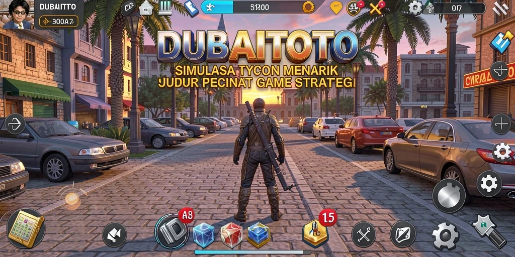 Screenshot gameplay DUBAITOTO yang menggambarkan aksi Tycoon seru.