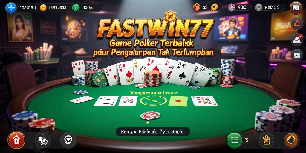 Tangkapan layar gameplay seru dari FASTWIN77 saat bermain Poker.