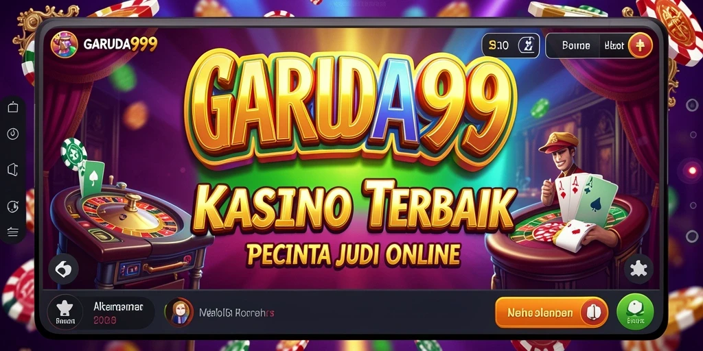 Tampilan menarik gameplay Kasino di GARUDA999 dengan grafik yang memukau.