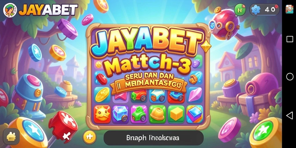 Tampilan gameplay JAYABET yang penuh warna dan menantang.