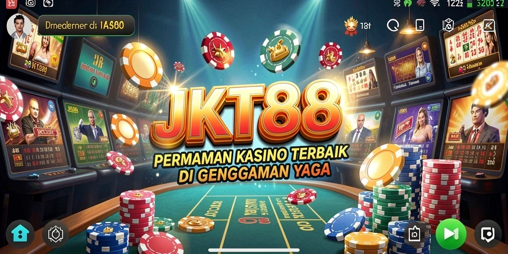 Tampilan gameplay menarik dari JKT88 dengan berbagai pilihan permainan Kasino.