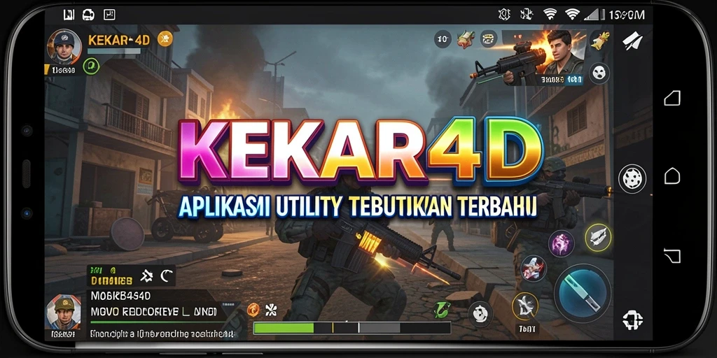 Tampilan antarmuka utama KEKAR4D dengan fitur Utility yang lengkap.