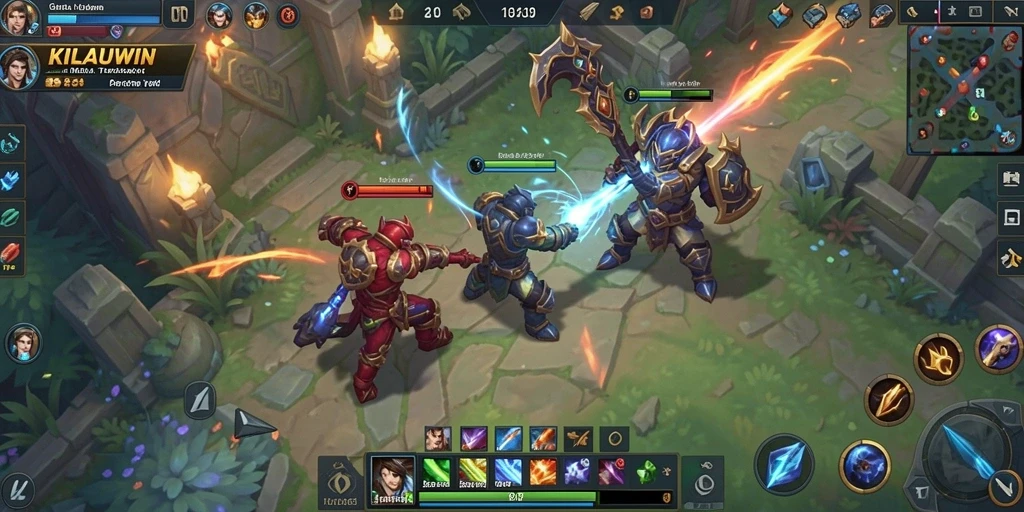 Tampilan menarik dari gameplay KILAUWIN yang penuh aksi.