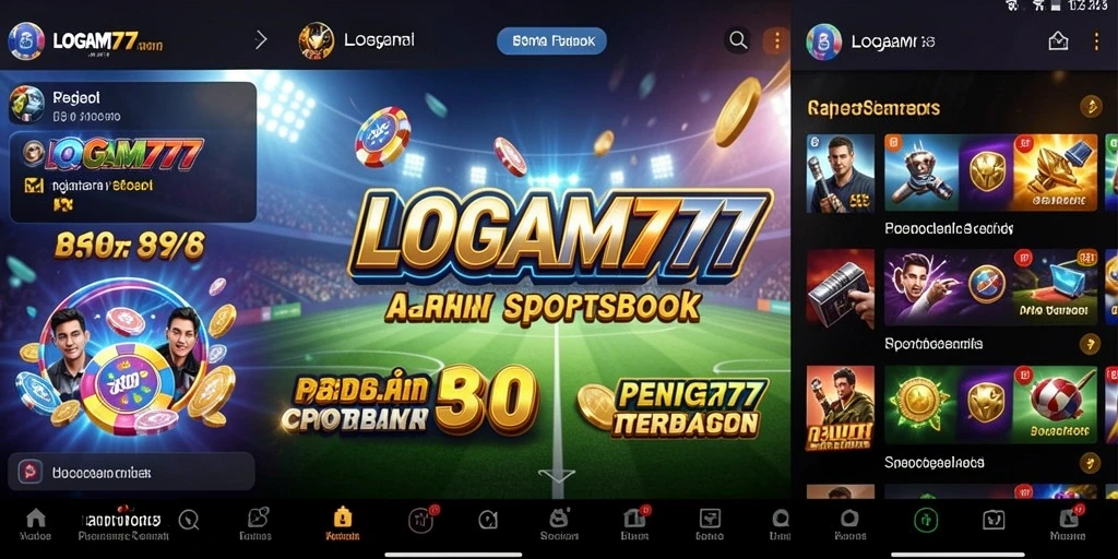 Tampilan utama LOGAM777 dengan berbagai pilihan taruhan olahraga.