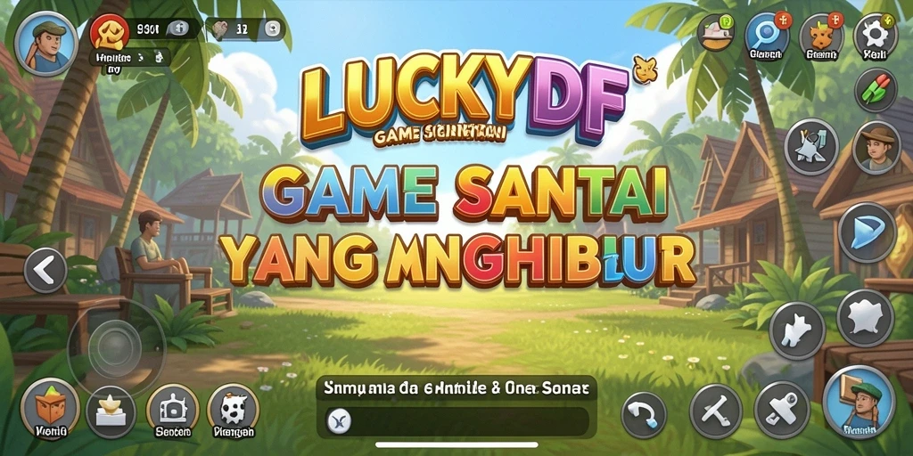 Tampilan gameplay LUCKYDF yang seru dan menghibur.