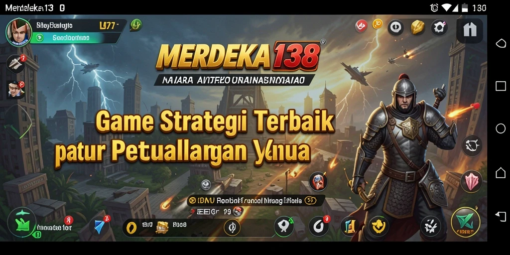 Gameplay epik dalam MERDEKA138 dengan strategi menarik.