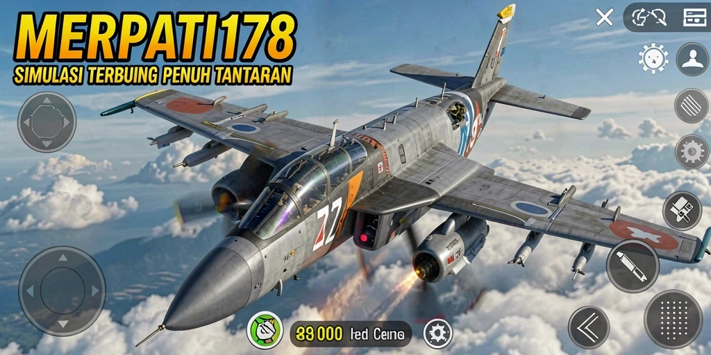 Tampilan gameplay MERPATI178 dengan aksi terbang yang menegangkan.