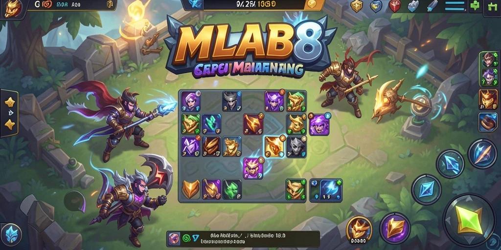 Tampilan menakjubkan saat bermain game Match-3 di MLBB8.