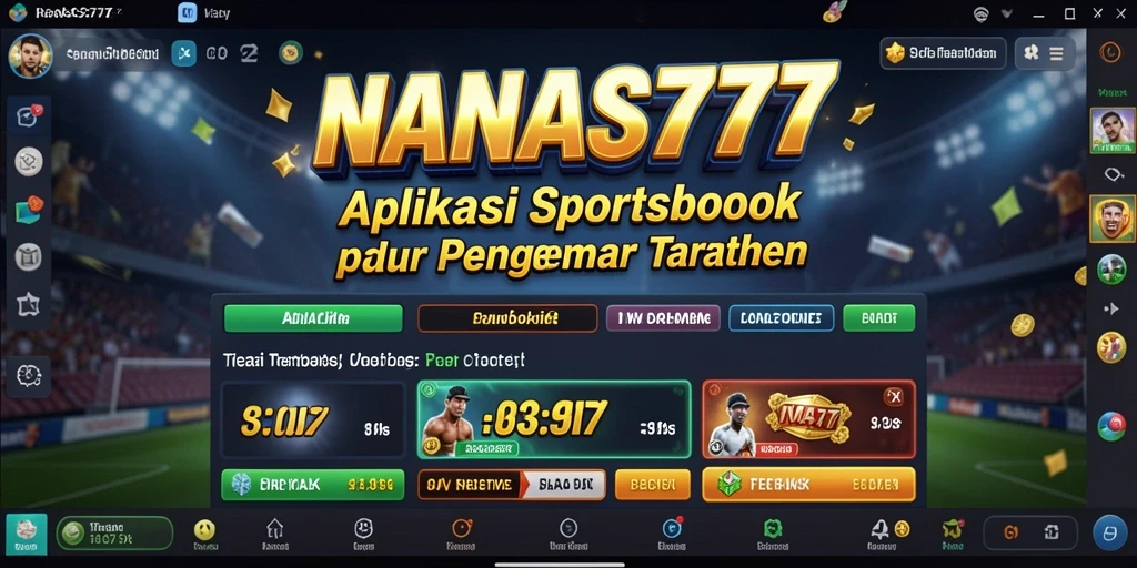 Tampilan menarik dari gameplay taruhan Sportsbook NANAS777.