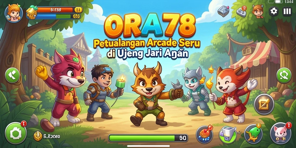 Tangkapan layar gameplay ORA78 yang penuh warna dan keseruan!