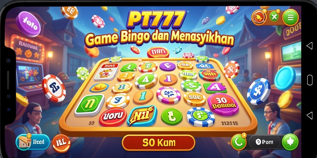 Tampilan gameplay seru dan interaktif di PT777 Bingo.