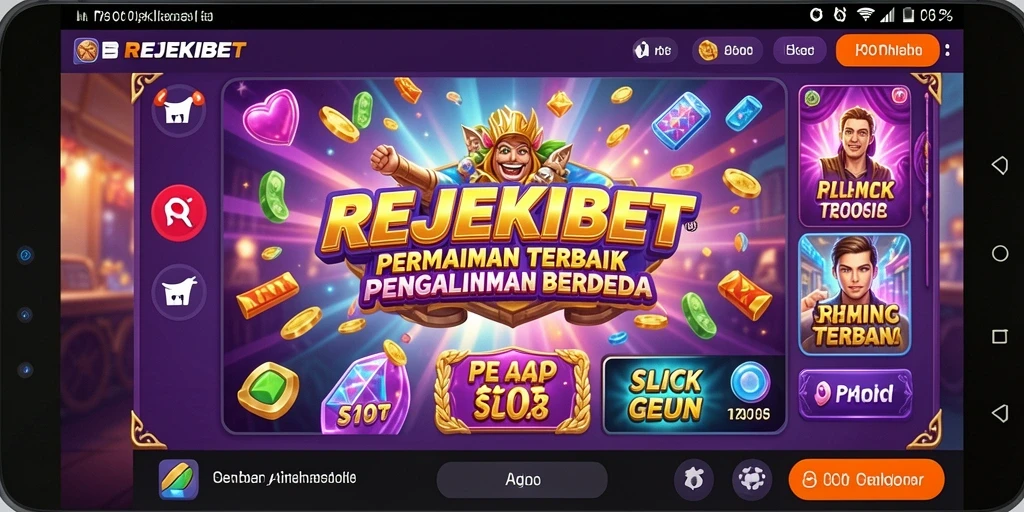 Tampilan menarik dari gameplay Slot di REJEKIBET.