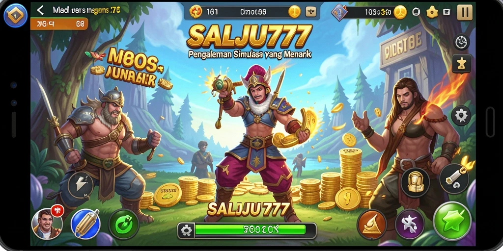 Screenshot utama SALJU777 menunjukkan gameplay yang mengasyikkan dalam simulasi.