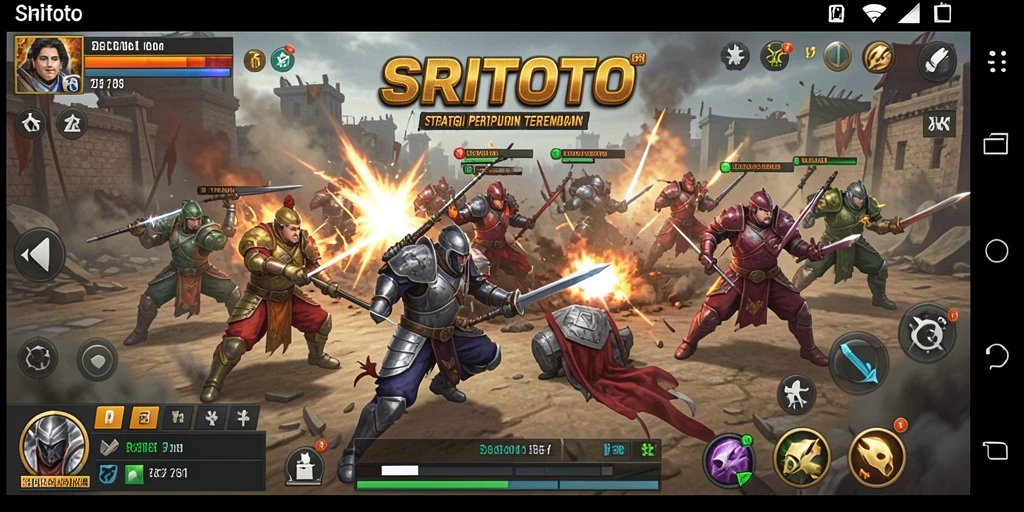 Tampilan aksi strategi seru dalam SRITOTO.