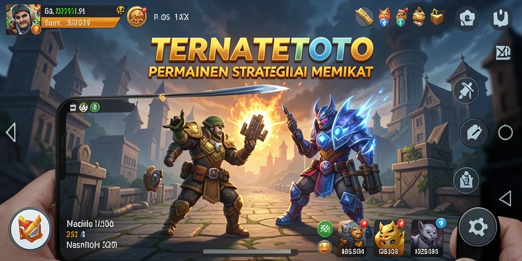 Tangkapan layar TERNATETOTO menunjukkan aksi strategi yang mendebarkan.