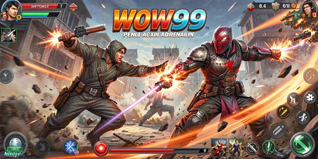 Gameplay menegangkan di WOW99 dengan aksi bertarung yang seru.